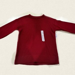 Chunky knit red sweater.  NWT